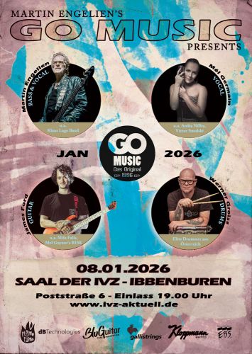 Tickets für GO MUSIC JANUAR 2026 am 08.01.2026 - Karten kaufen